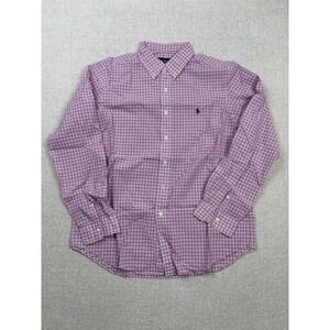 Polo Ralph Lauren men's long sleeve button up dress shirt size large / L Pink